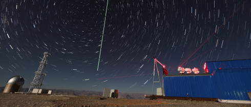 Composite photo taken on Dec. 10, 2016 shows a quantum communication ground station in southwest China's Tibet Autonomous Region.